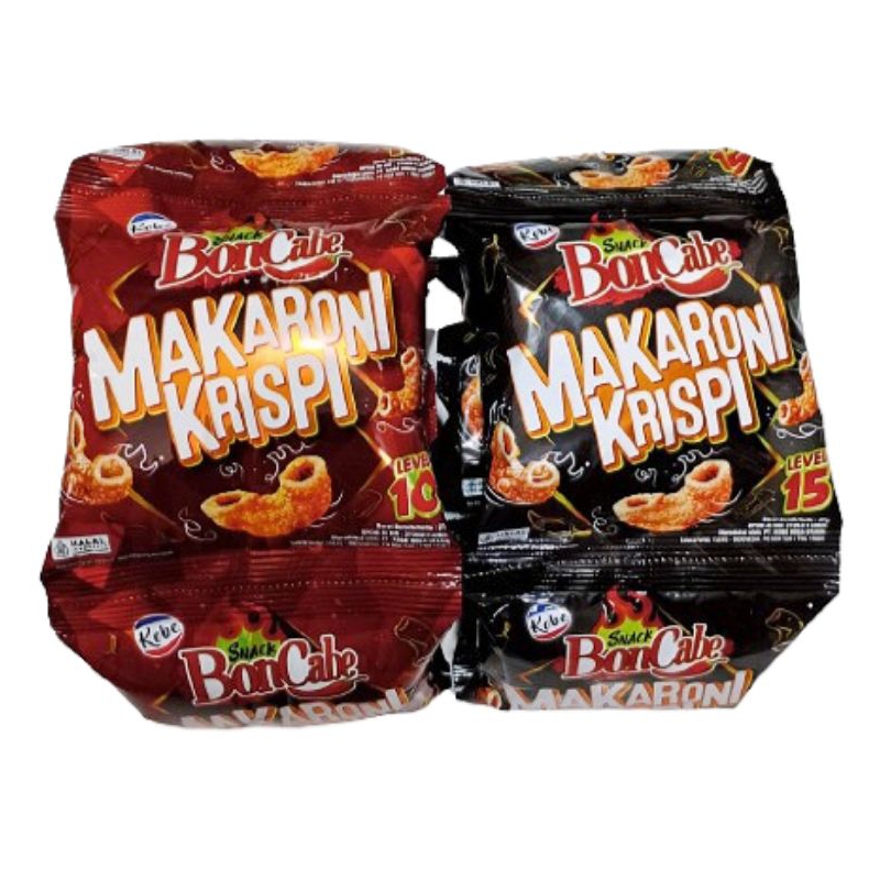 

(NEW) Boncabe Makaroni Krispi Renceng (isi 10sachet @27gr) Level 10 / Level 15 2000 Bon Cabe Macaroni