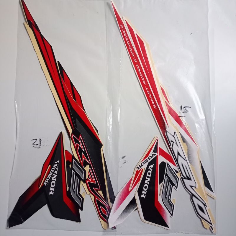 Stiker Sticker Striping Honda Revo FI 2016 List Les Body Motor Honda Revo Fi 2016 Promo
