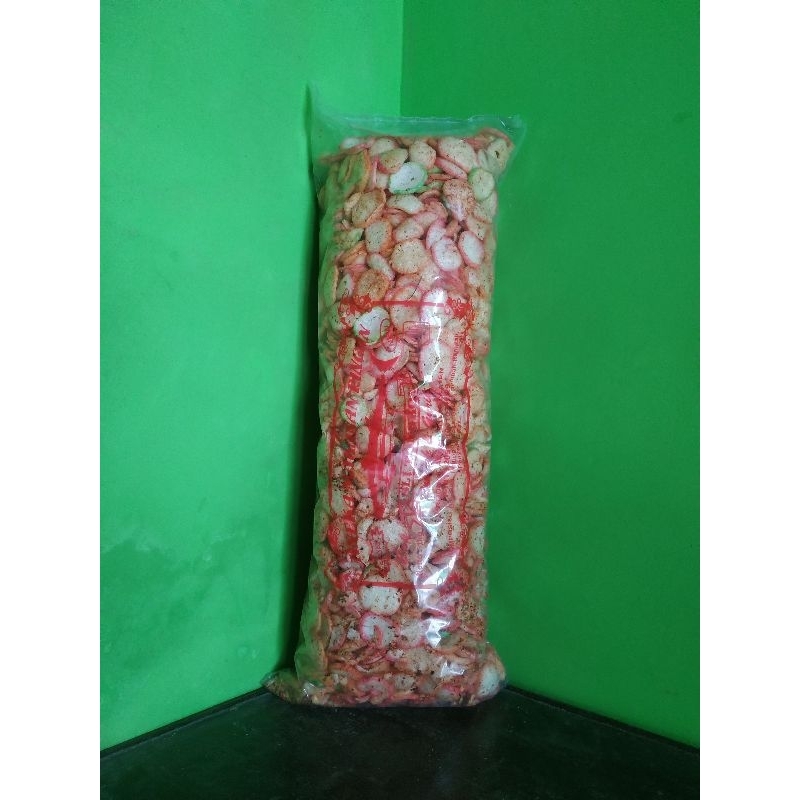 

krupuk rambak pedas/ cemilan ringan/ 1 ball /berat kemasan 1 kg