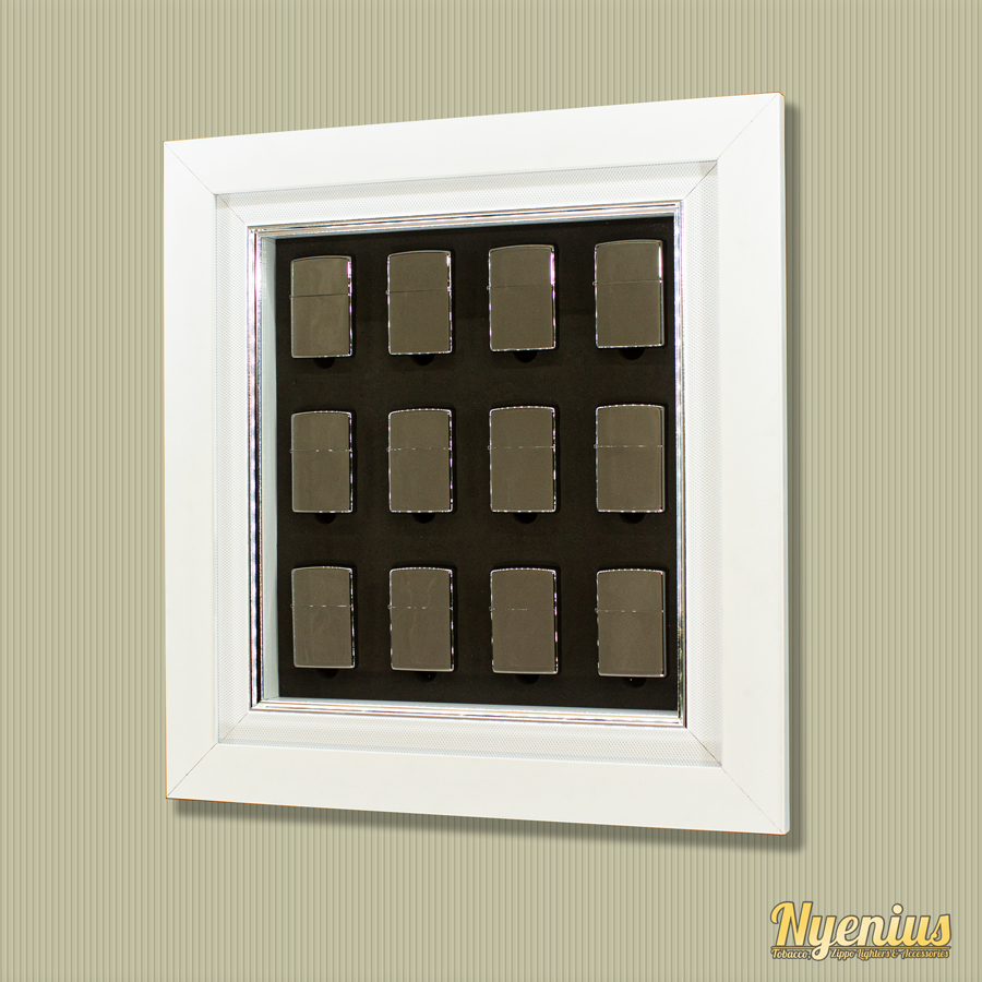 Wall Display Zippo F12 Double White