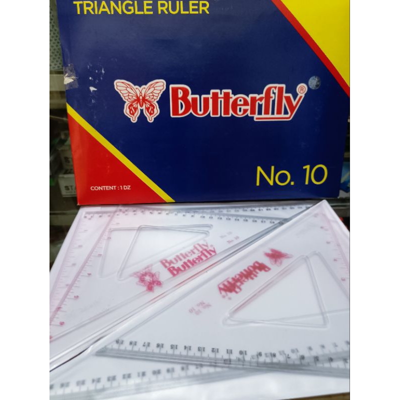 

Penggaris segi giga butterfy no 10