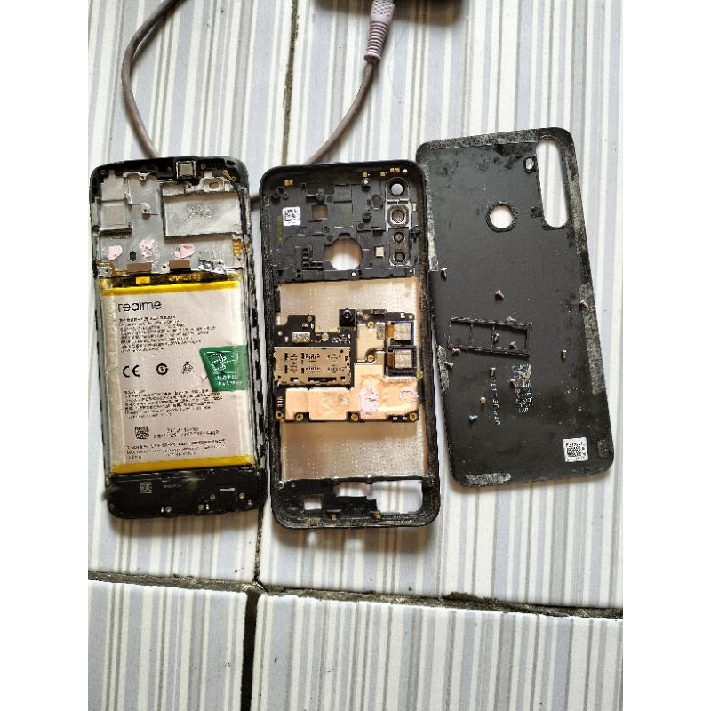 BAHAN REALME 5 MESIN BOOTLOOP LCD TAMPIL KACA PECAH