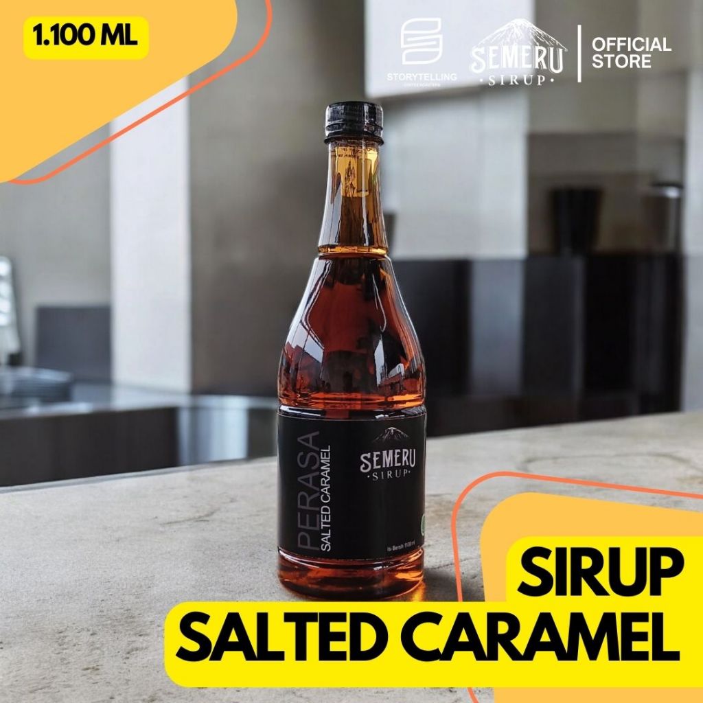 

Sirup salted caramel semeru syrup 1100 ml