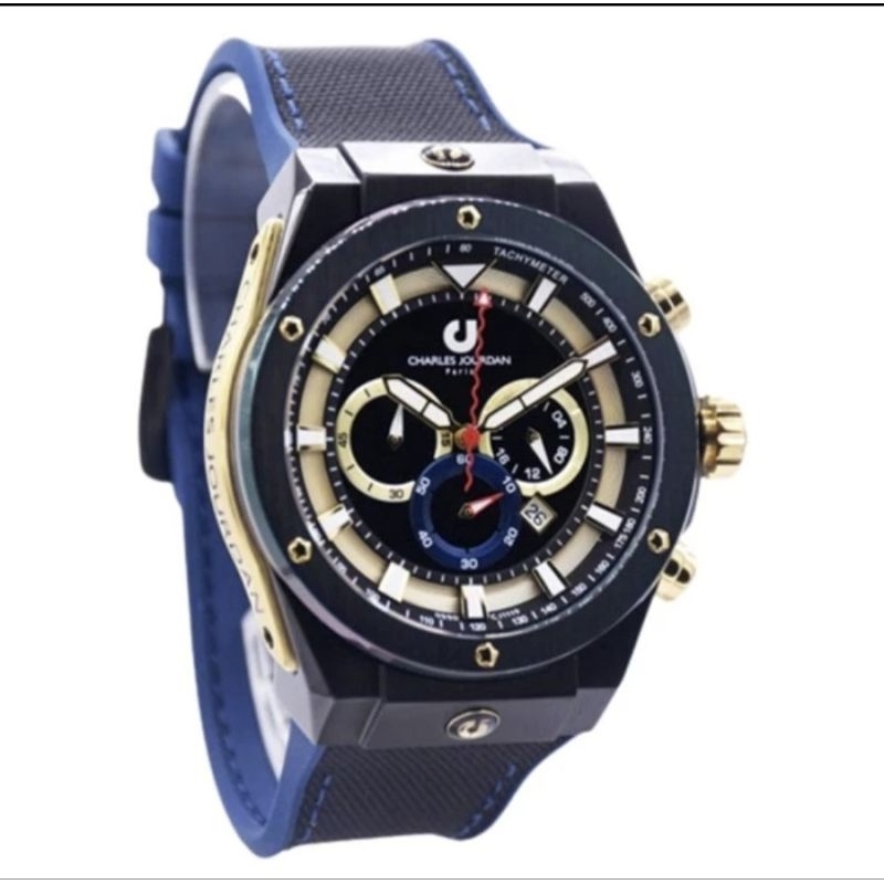 Charles Jourdan CJ1119-1022C chrono pria original