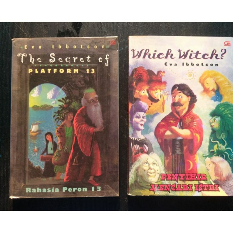 Novel preloved original Eva Ibbotson (Which Witch? dan The Secrets of Platform 13)