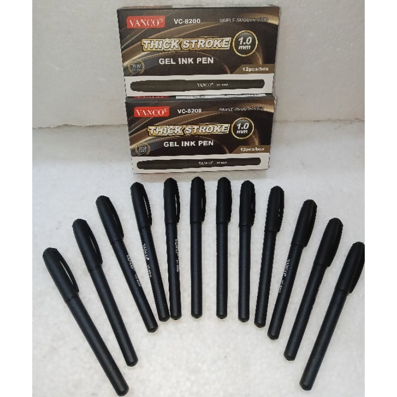 

Bolpoin Gel Vanco Thick Stroke VC-8200 isi 12 pcs