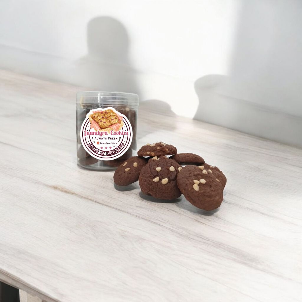 

Juandyra Shop - Whitechip Cookies per toples ukuran 600ml