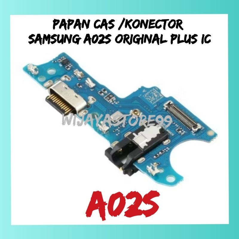 PAPAN CAS/KONECTOR SAMSUNG A02S ORIGINAL PLUS IC