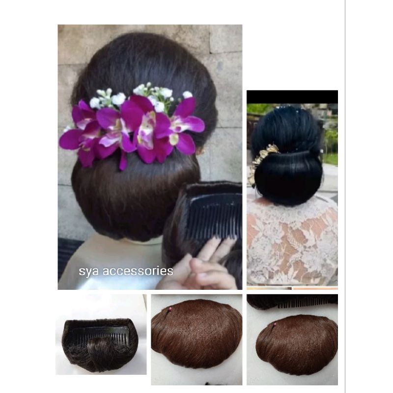 sirkam polos/sirkam polos,hairdo simple,sanggul sirkam,sanggul polos