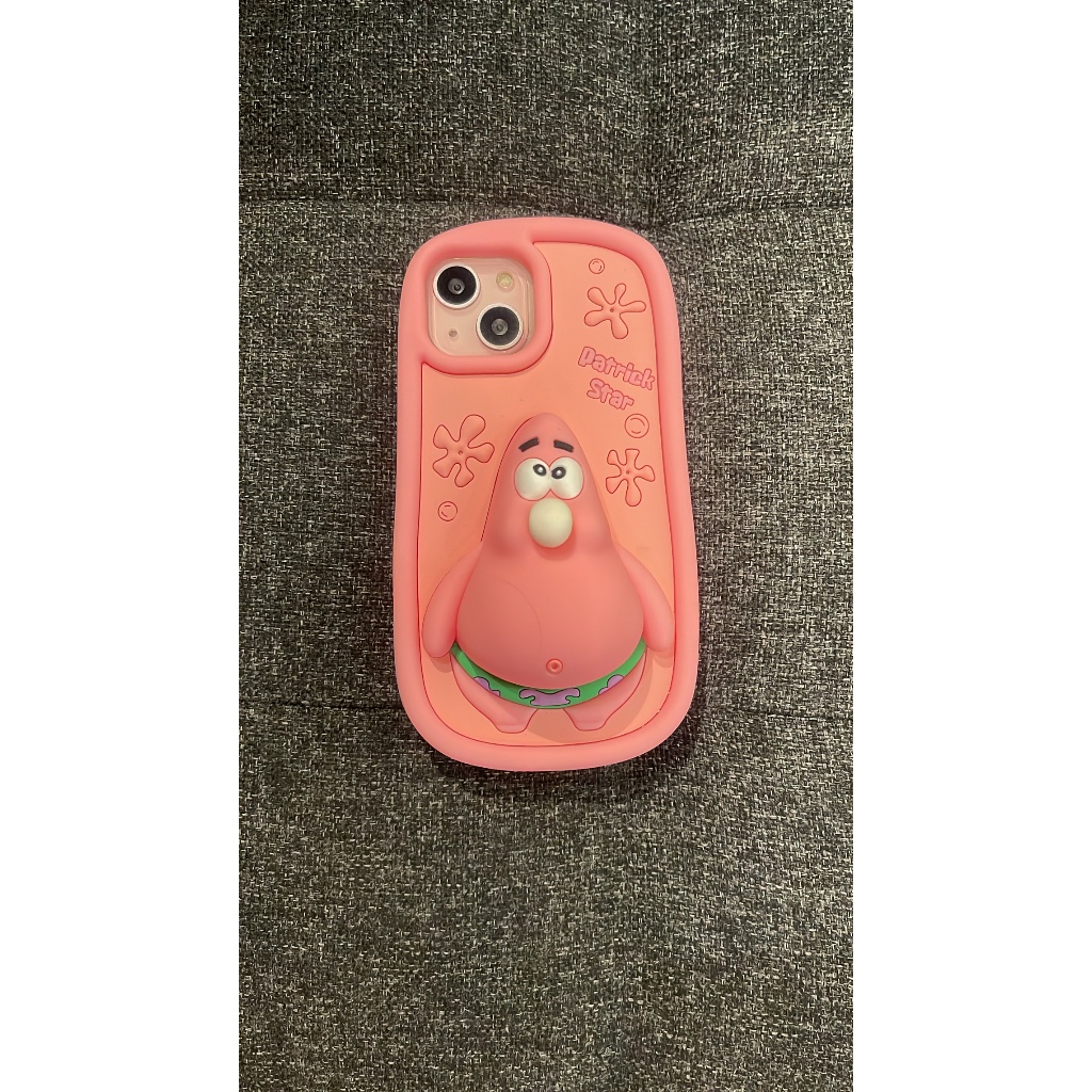 CUTE BLOWING BUBLE PATRICK IPHONE CASE