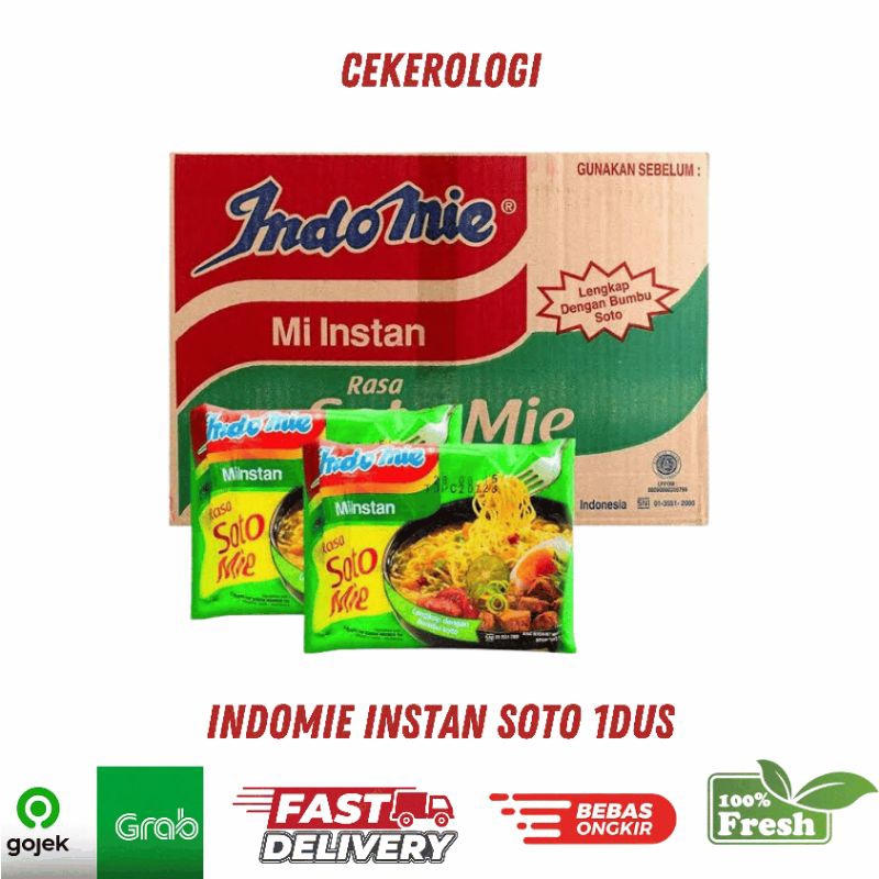 

Indomie Instan Soto 1dus / Indomie Instan Soto / Indomie Instan / Indomie Soto / JABODETABEK / Indomie