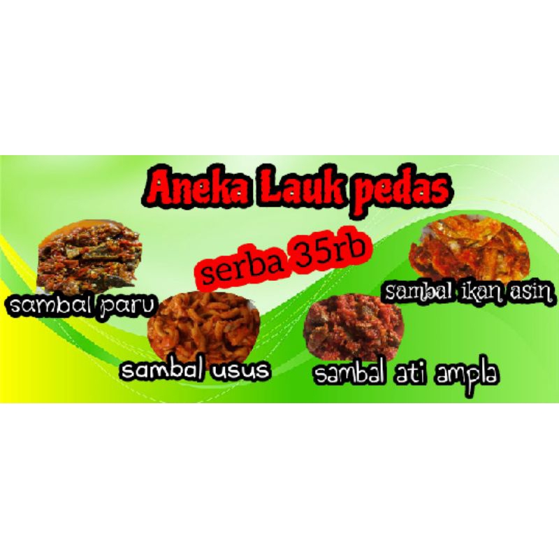 

aneka lauk pedas serba 35rb