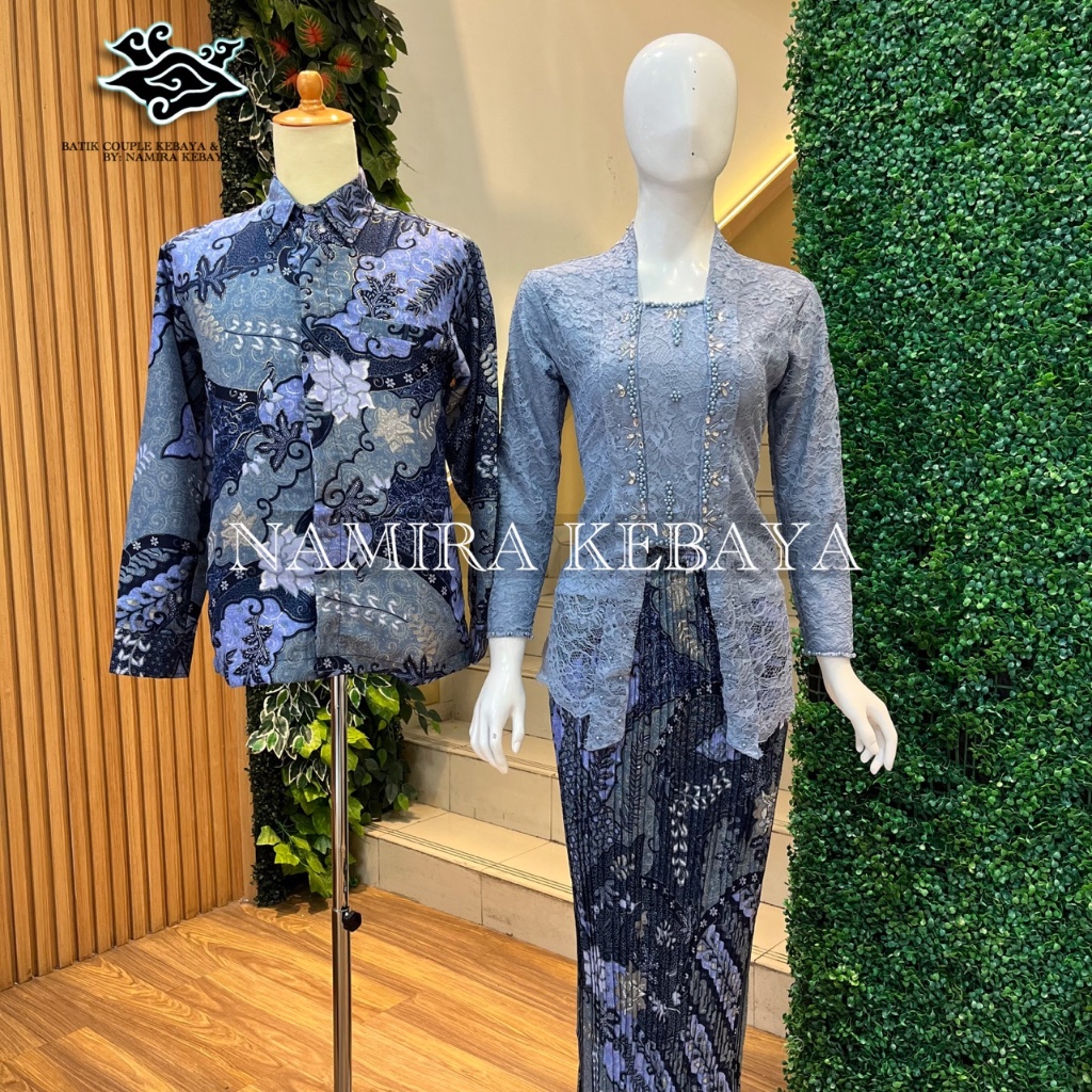 Wtc - KEBAYA KUTUBARU ANJANI [VARIAN SET COUPLE TULIS SIZE DICATATAN PESANAN]