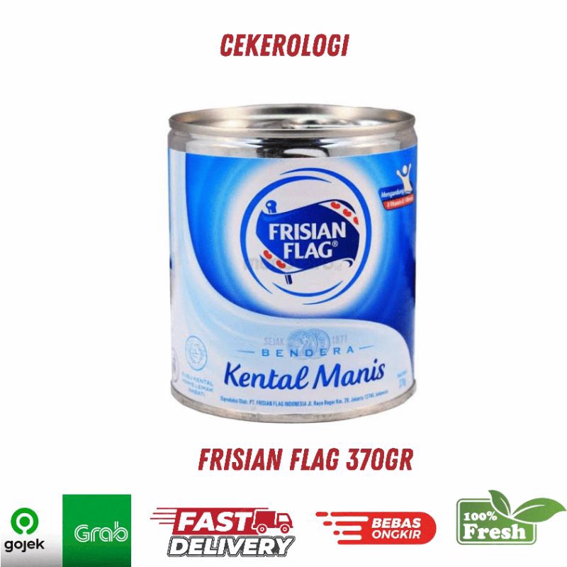 Susu Frisian Flag 370gr / Susu Frisian Flag / Susu Kaleng Frisian Flag / Susu Kaleng / Susu / JABODE
