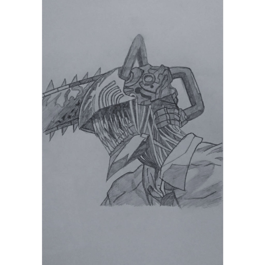 

Sketsa Gambar Denji dari Anime Chainsaw Man