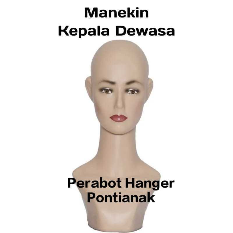 PATUNG KEPALA JILBAB DEWASA / Makenekin Kepala Dewasa / Manekin Kepala Unutk Jilbab