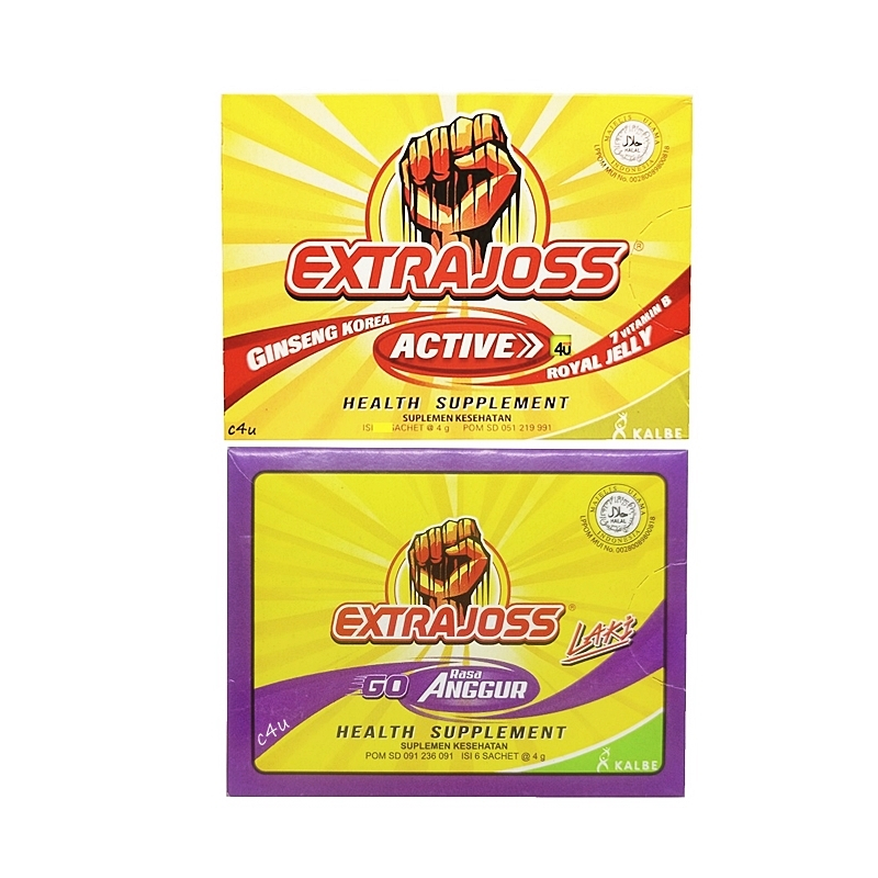 

Extra Joss - Minuman Serbuk Energi - Pack Isi 6 sachet