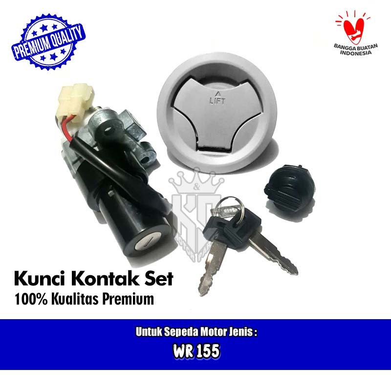 Kunci Kontak Komplit Set Tutup Tangki Yamaha WR 155 WR155 B3M