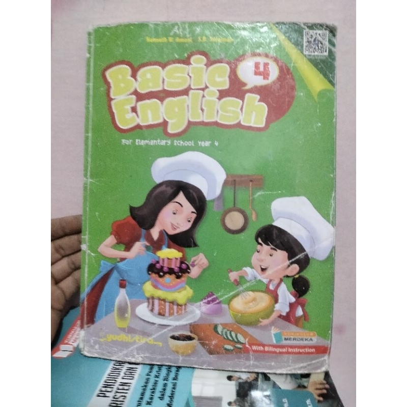 buku bahasa Inggris/basic english kelas 4/IV sd mi yudhistira kurikulum merdeka