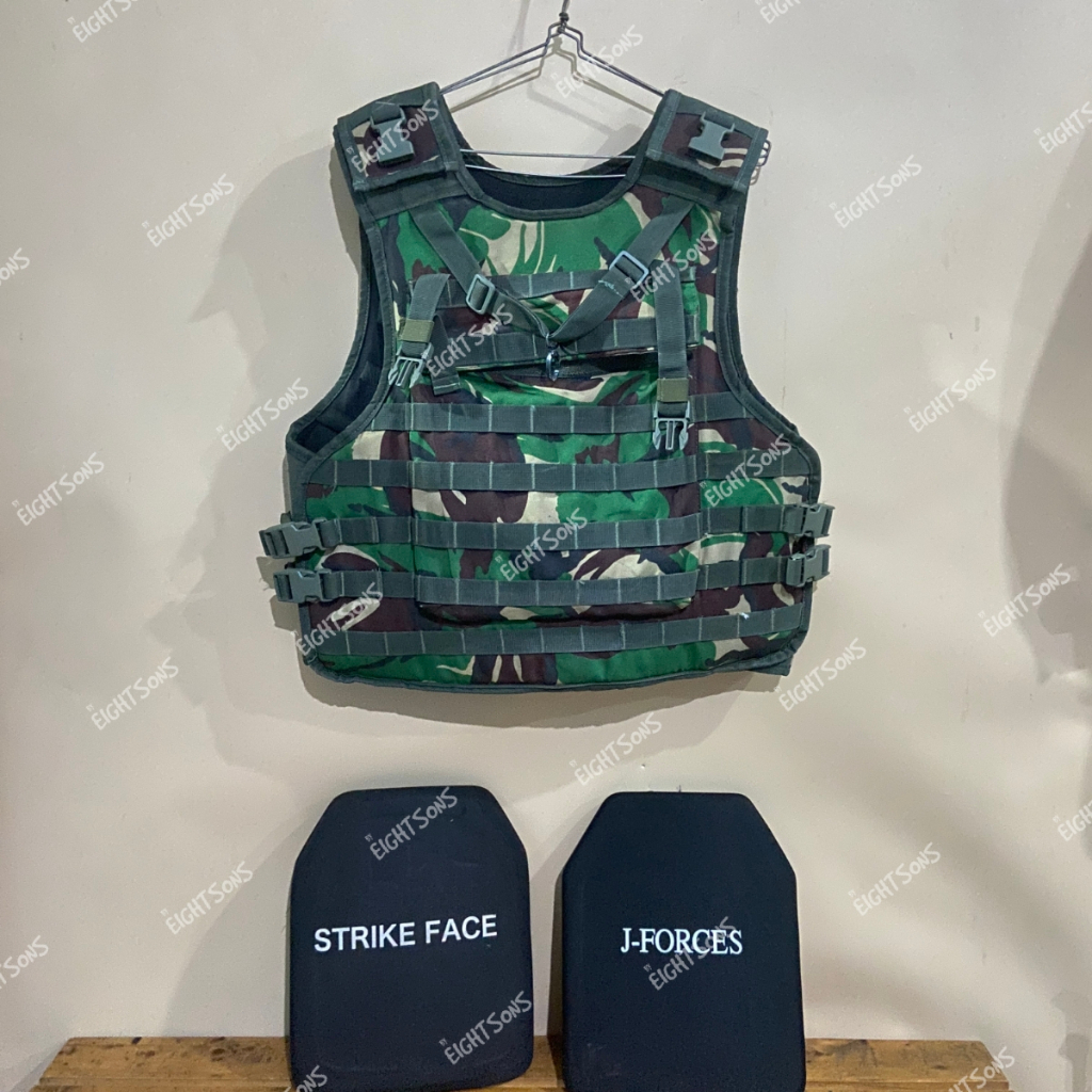 1 Set Rompi Anti peluru Rompi Polisi Bodyvest Polisi BRIMOB Satuan Khusus
