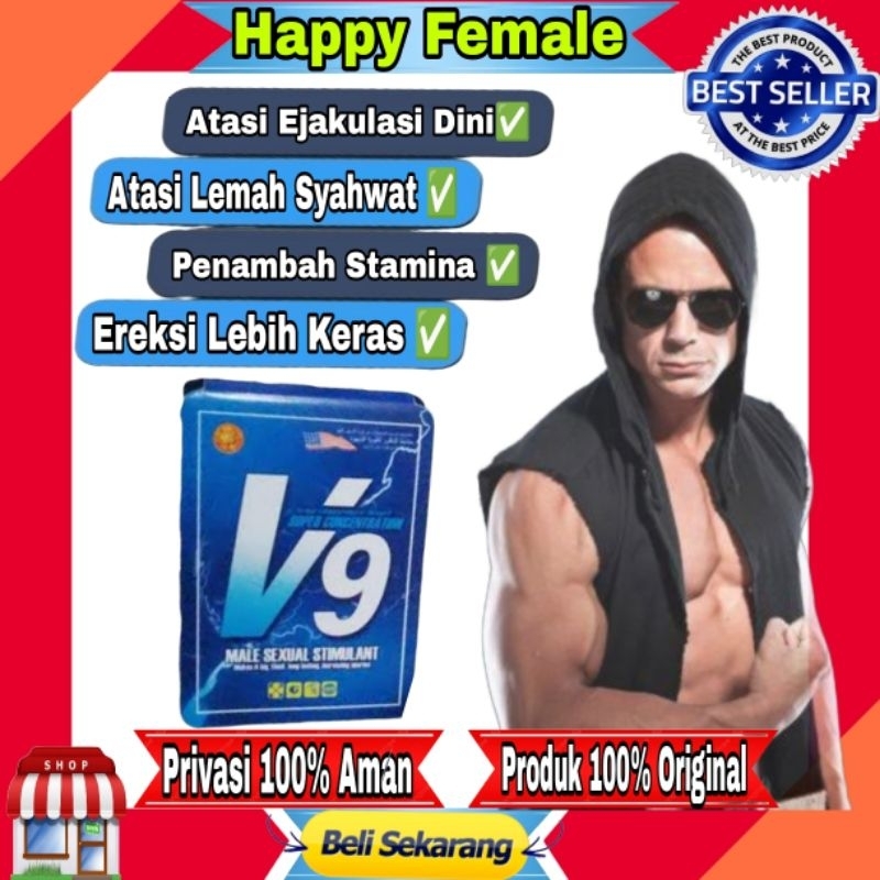 OBAT V9 OBAT KUAT PRIA BIKIN STAMINA LEBIH TAHAN LAMA