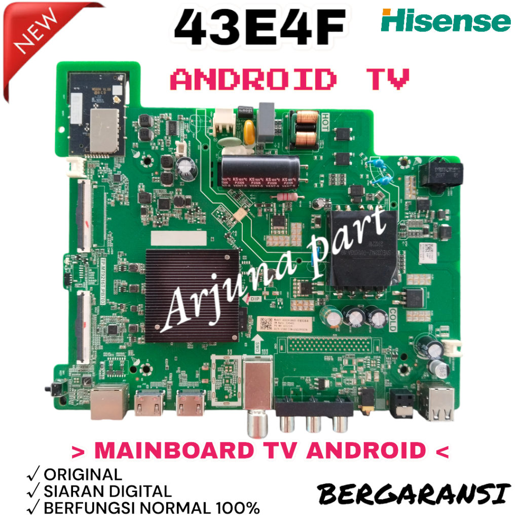 MAINBOARD TV HISENSE 43E4F / MB TV HISENSE 43E4F / MODUL TV HISENSE 43E4F / MESIN TV HISENSE 43E4F /