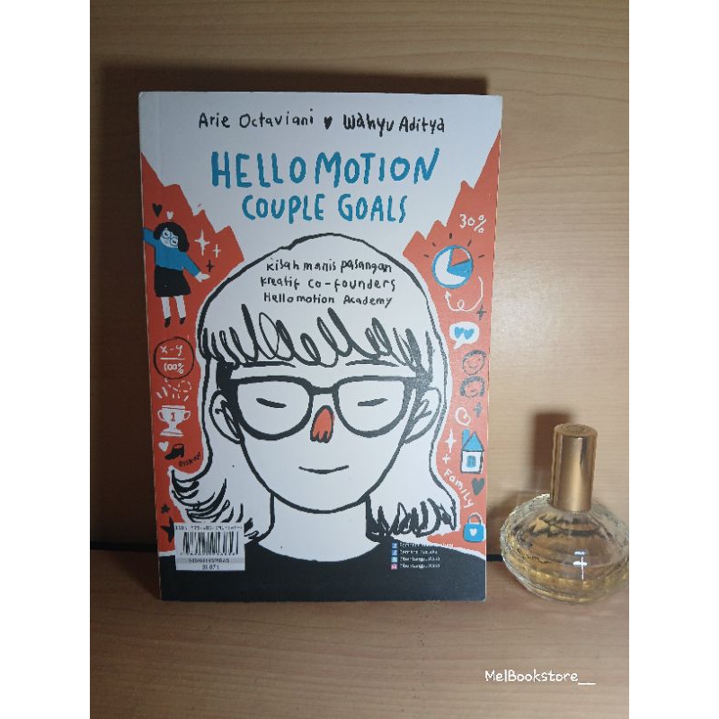 [Original] 2 in 1 Buku Hello Motion Couple Goals - Wahyu Aditya ♡ Arie Octaviani (Preloved)
