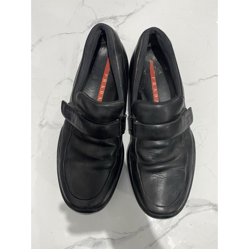 SEPATU LOAFER KULIT PRADA ITALY ORIGINAL