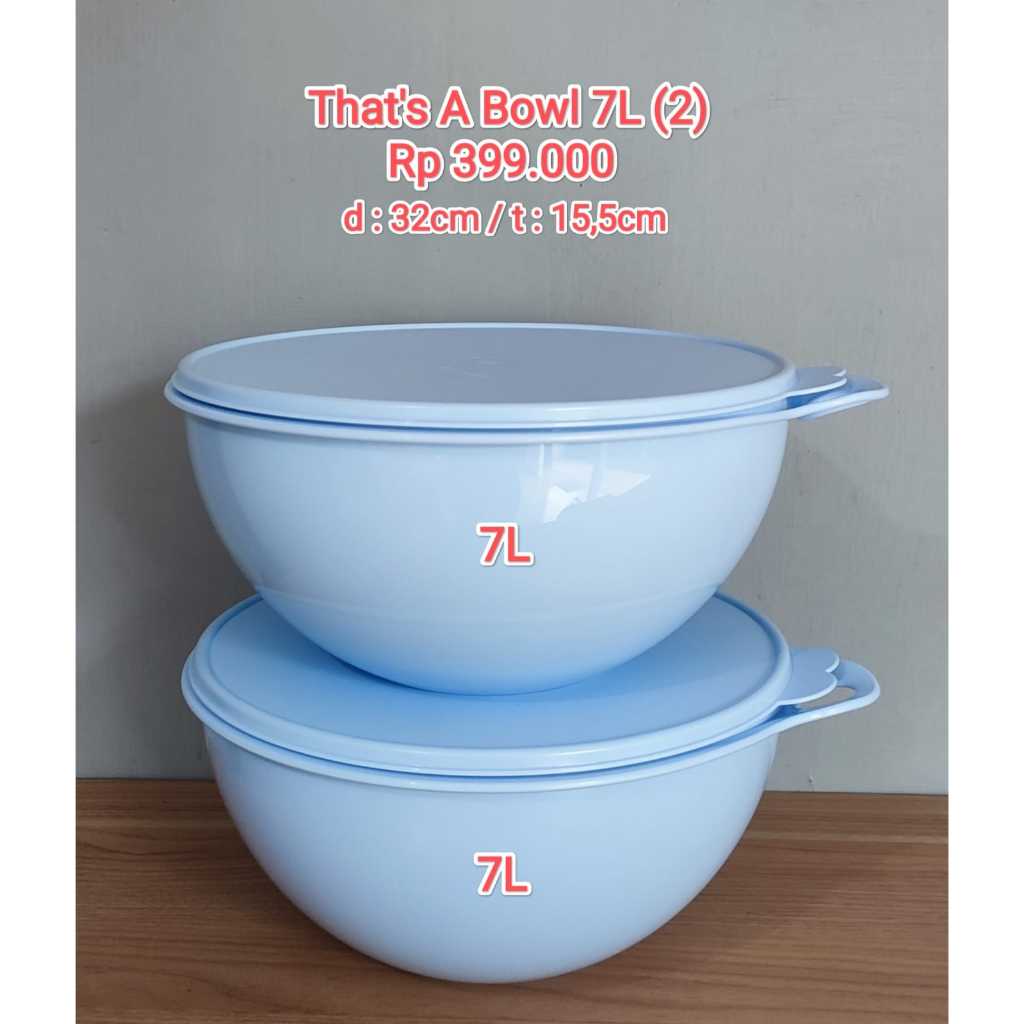 TUPPERWARE THAT'S A BOWL 7.8L MANGKOK JUMBO