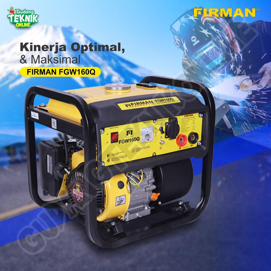 Genset LAS FIRMAN FGW160Q FGW160C 160A / Generator Welding 160 Ampere FGW 160 160C - Power Generator