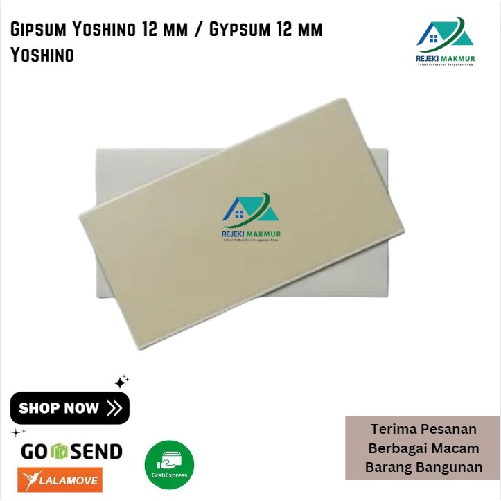 Gipsum Yoshino 12 mm / Gypsum 12 mm Yoshino