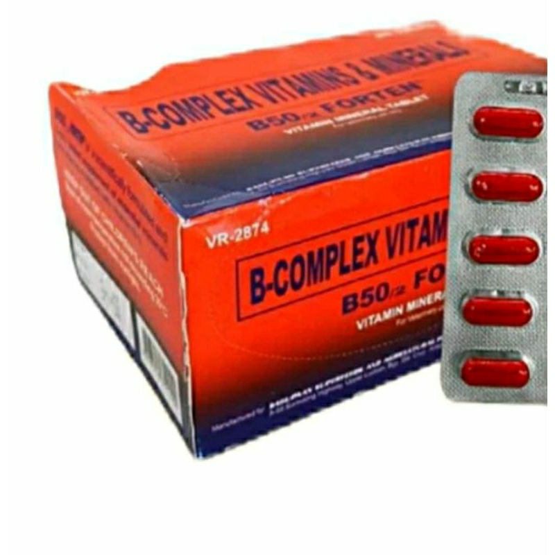 B50 Forten B-Complex Vitamin And Mineral Dopping Ayam Aduan Vitamin lengkap