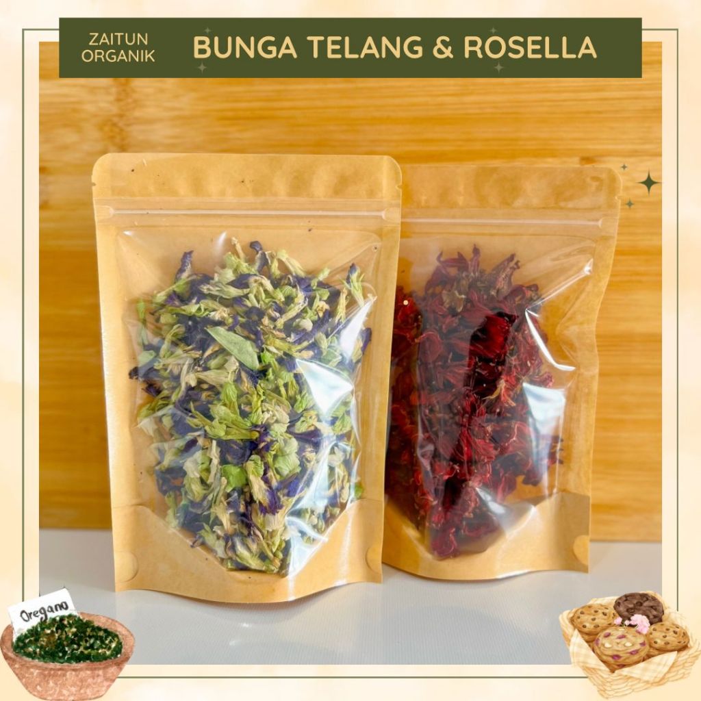 

Teh Bunga Rosella I Teh Bunga Telang I Teh Alami I Zaitun Organik