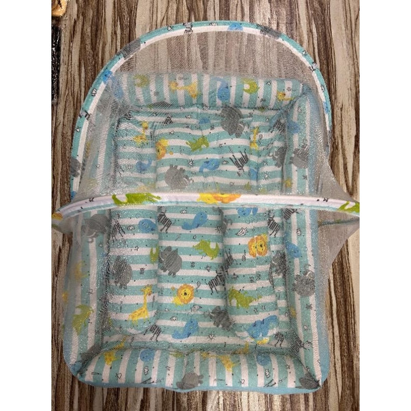 kasur kolam bolak balik + kelambu