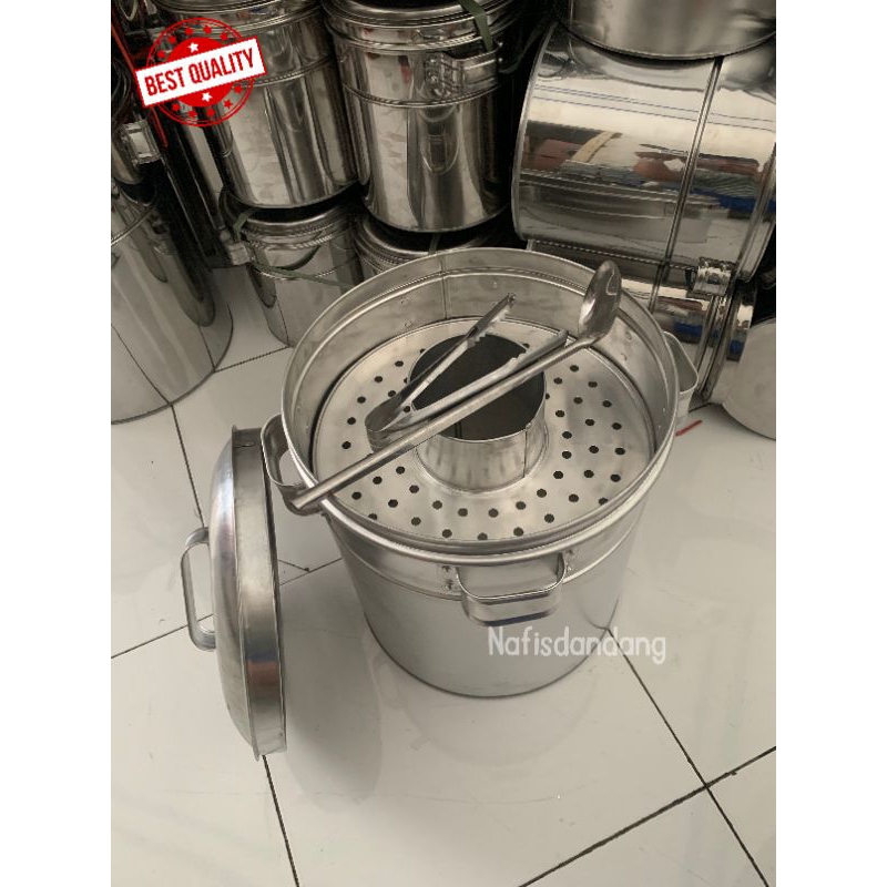 Dandang bakso jumbo aluminium 30 32 34