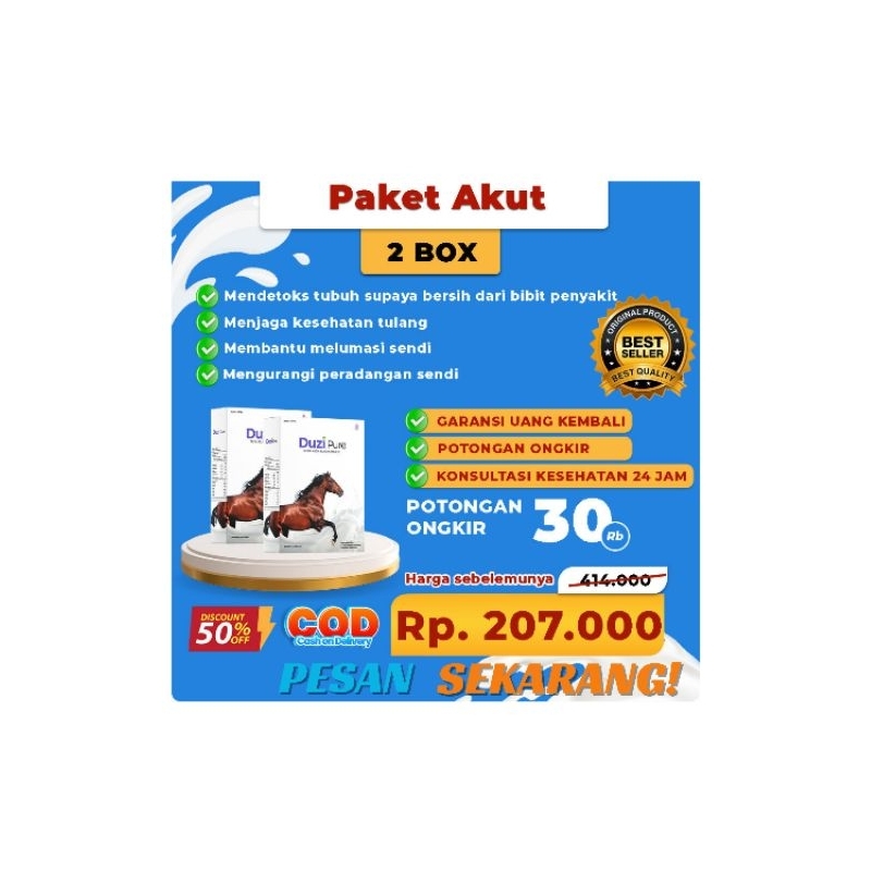 

SUSU KUDA LIAR ASLI LOMBOK DUZI PURE PAKET 2 BOX @200gram