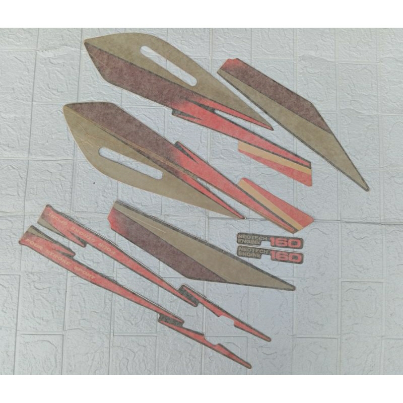 Striping body Honda Gl pro gl max hawk145 tahun 1995 Original