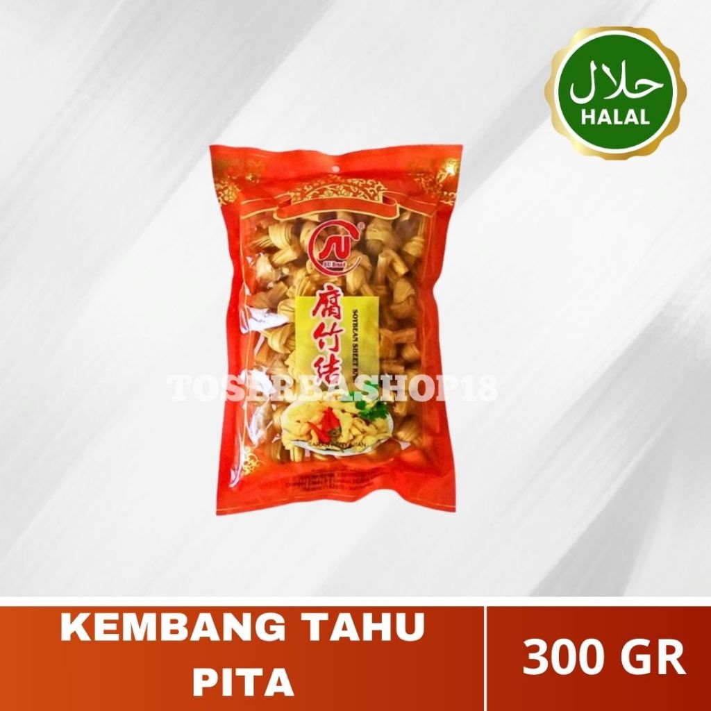 

Kembang Tahu Pita 300gr SU Brand / Soybean Sheet Knot