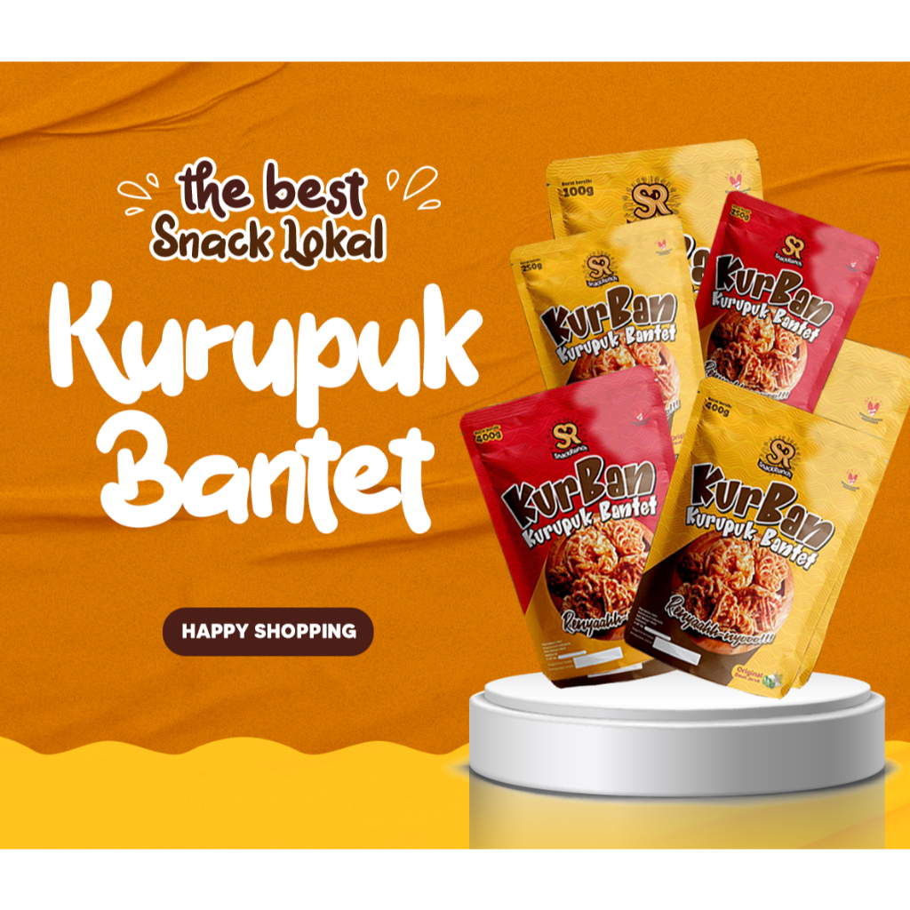 

Snackrunch KurBan - Kurupuk Bantet Sebring Daun Jeruk Snack Makanan Ringan