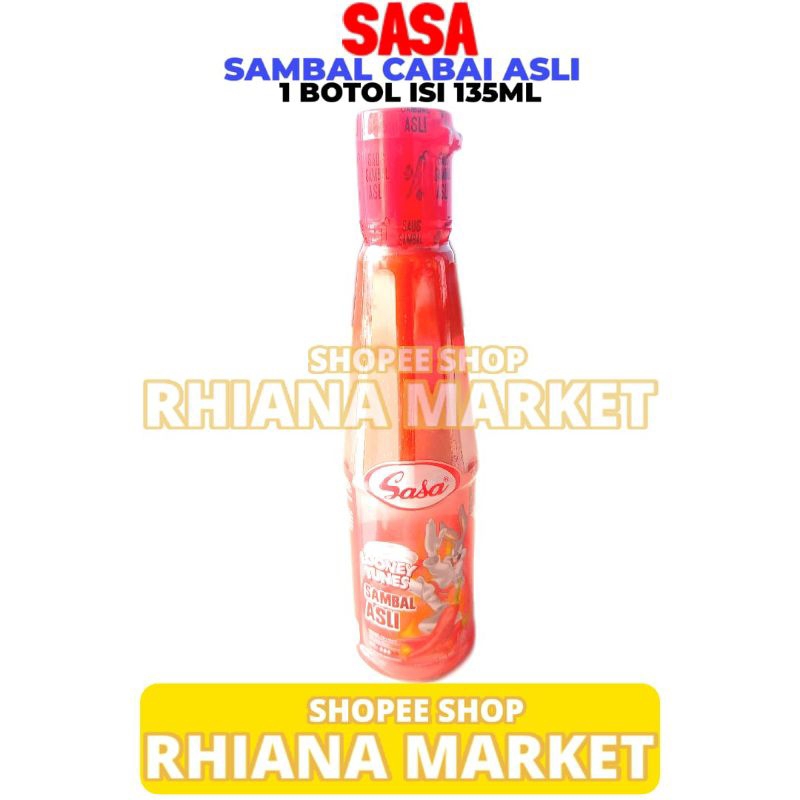 

Sasa Saos Sambal Cabe Botol 135 ML