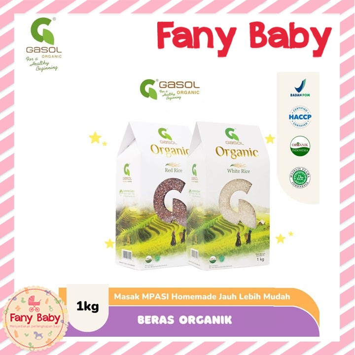 

GASOL BERAS ORGANIK 1000GR / MPASI MAKANAN BAYI