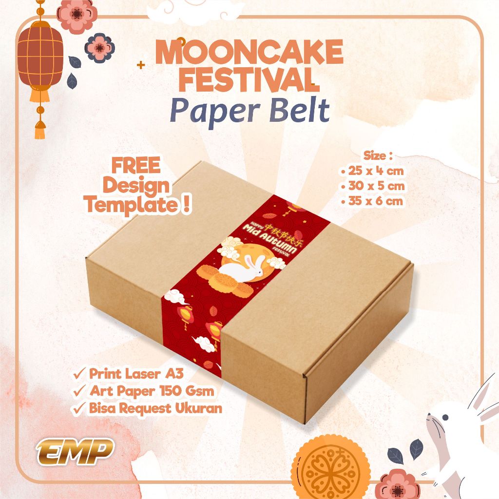 

PAPER BELT MOONCAKE FESTIVAL /MID AUTUM FESTIVAL/ SABUK KERTAS
