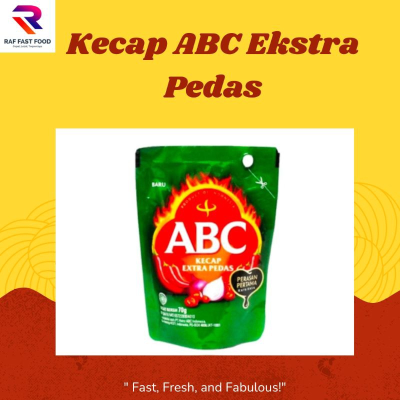 

KECAP ABC 60GR POUCH EXTRA PEDAS