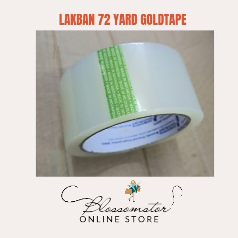 

LAKBAN ISOLASI BENING GOLDTAPE 72 YARD 2 " INCH