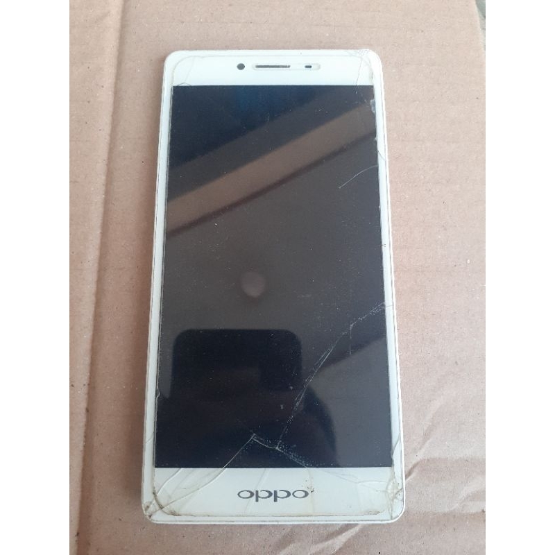 lcd tc retak hp OPPO A53 (2015)  minus tc retak ori cabutan Normal UDAH TESTED