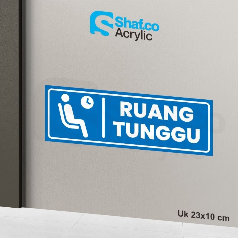 

STICKER RUANG TUNGGU // STIKER // RAMBU-RAMBU