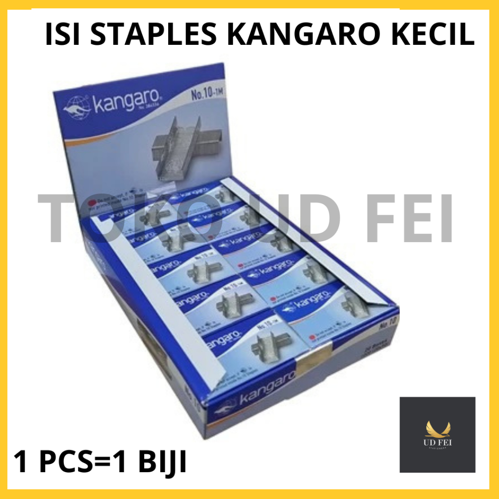 

(1 PCS= 1 BIJI PACK KECIL) ISI STAPLES KANGARO/ ISI STAPLES KANGARO KECIL/ ISI STAPLES KECIL