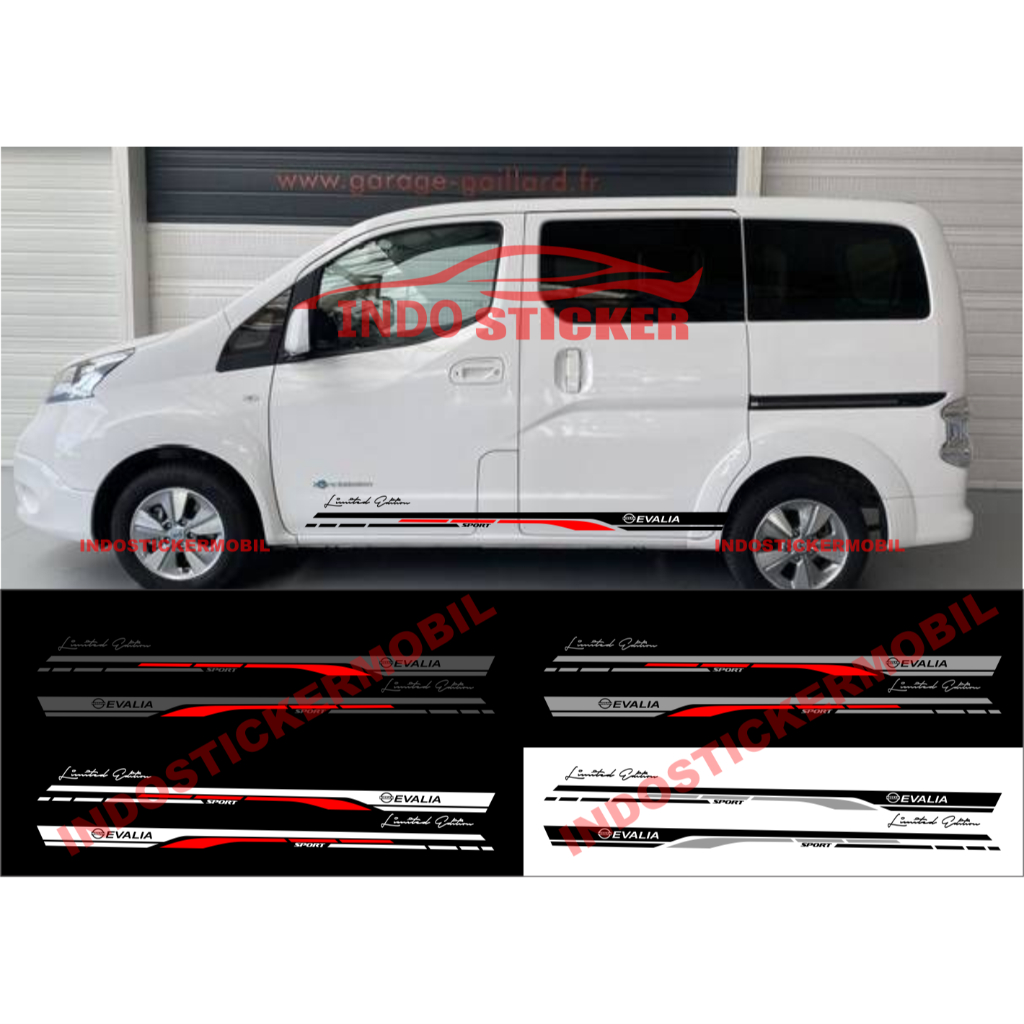 sticker mobil nissan evalia cutting stiker list mobil evalia