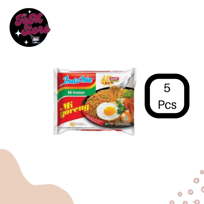 

Indomie 5Pcs - Goreng/Soto/Ayam Bawang