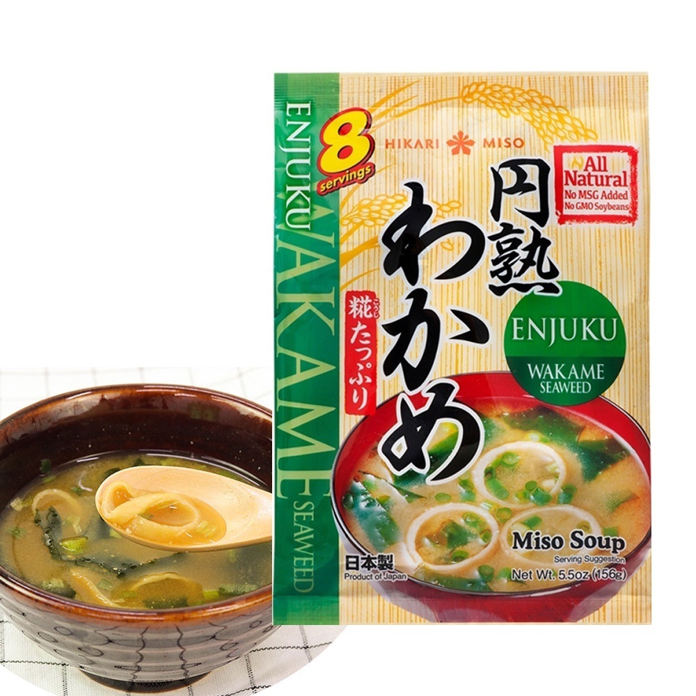 

HIKARI MISO Enjuku Kôji Miso Soup Wakame Seaweed 156GR
